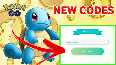 pokemon go active promo codes.